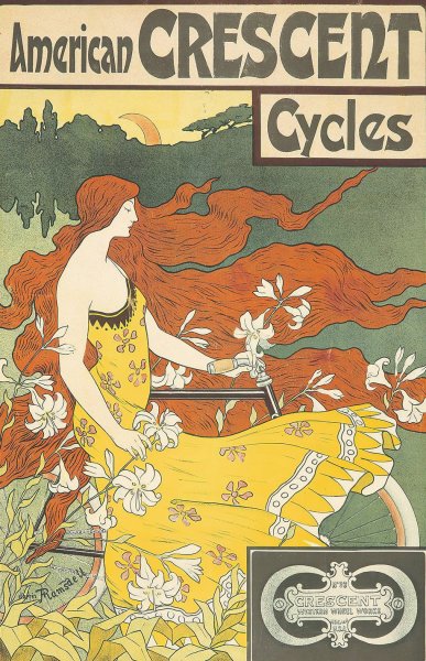Main Product Photo of American Crescent Cycles  Painting by Frederick Winthrop Ramsdell