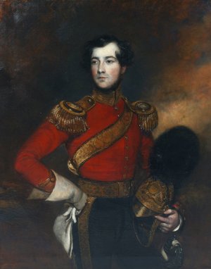 Lieutenant Charles Phillip De Ainslie by Frederick Yeates Hurlstone Oil Painting