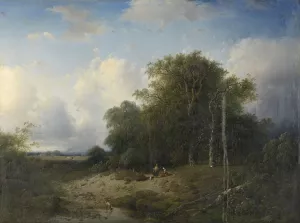Landscape Oil painting by Frederik Hendrik Hendriks