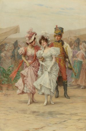 The Fete At St. Cloud Oil painting by Frederik Hendrik Kaemmerer