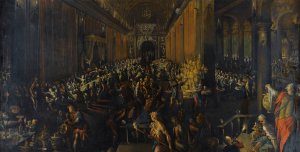 Belshazzar's Feast by Frederik Van Valckenborch Oil Painting