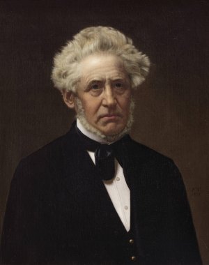 Portrait of Alfred Hage by Frederik Vermehren Oil Painting