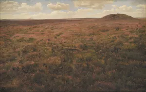 Study of a Moor by Frederik Vermehren Oil Painting
