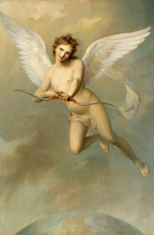 Cupid by Fredric Westin Oil Painting