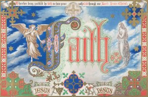 Faith by Freeman Gage Delamotte Oil Painting