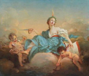 Aurora by French School Oil Painting