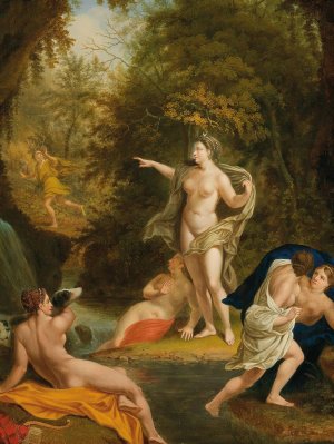 Diana and Actaeon by French School Oil Painting
