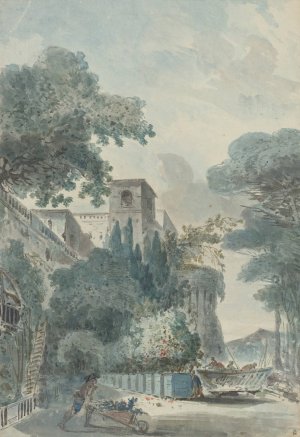 L'Allee de Grenadiers by French School Oil Painting