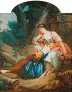 L'Ecole De L'Amitie Oil painting by French School