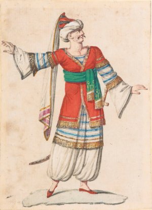 Oriental Costumes 2 by French School Oil Painting
