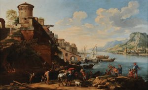 Paysage by French School Oil Painting