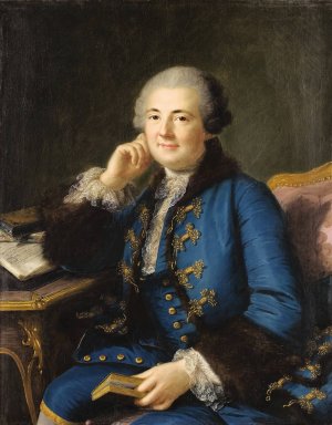 Portrait of a Gentleman by French School Oil Painting