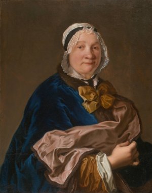 Portrait of a Lady by French School Oil Painting