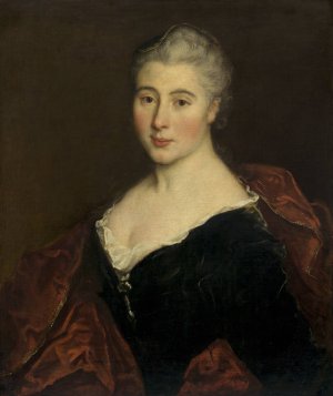 Portrait of a Woman by French School Oil Painting