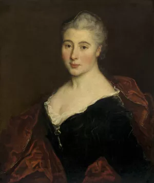 Portrait of a Woman by French School Oil Painting