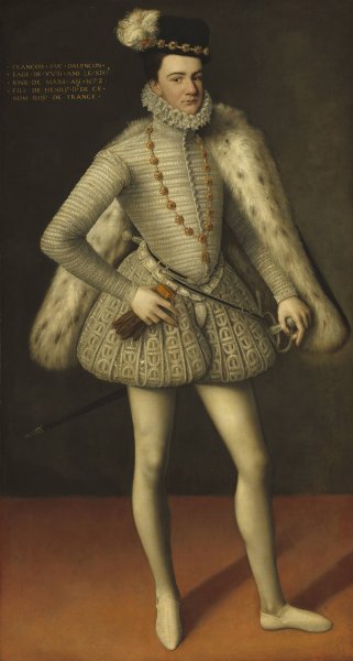 Prince Hercule-Francois, Duc d'Alencon  by French School - Hand-Painted Oil Painting Reproduction