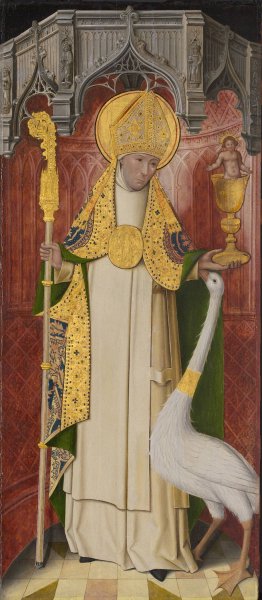 Saint Hugh of Lincoln by French School Oil Painting