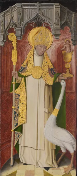 Saint Hugh of Lincoln by French School Oil Painting