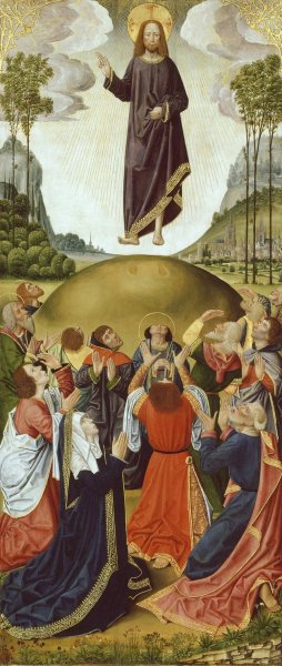 The Ascension by French School Oil Painting
