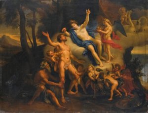The Deification Of Aeneas by French School Oil Painting