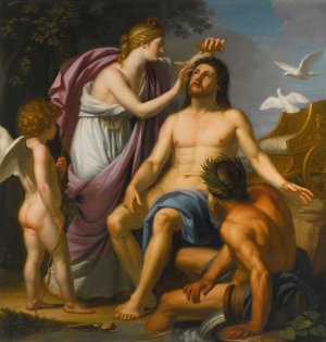 The Deification Of Aeneas by French School Oil Painting