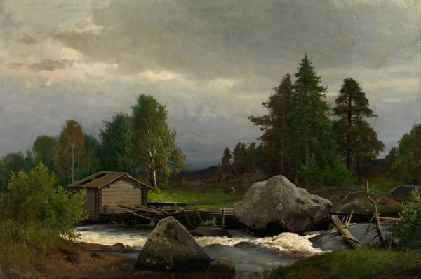 Main Product Photo of Sorsakoski  Painting by Fridolf Weurlander