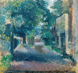 Weg in Hronov by Friedl Dicker-Brandeis Oil Painting