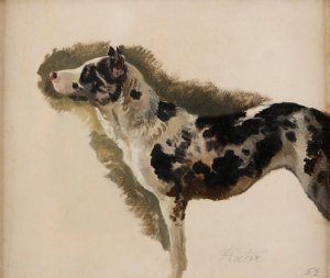 Hector by Friedrich August Matthias Gauermann Oil Painting