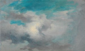 Wolkenstudie by Friedrich August Matthias Gauermann Oil Painting