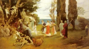 In Arcadia painting by Friedrich August Von Kaulbach