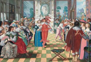 The Ball by Friedrich Brentel Oil Painting