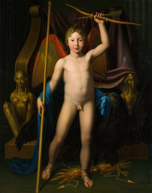 Amor Triumphant by Friedrich Bury Oil Painting