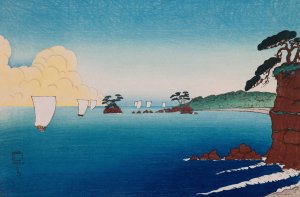 The Islands at Matsushima by Friedrich Capelari Oil Painting