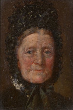 Marie Deutsch by Friedrich Deutsch Oil Painting