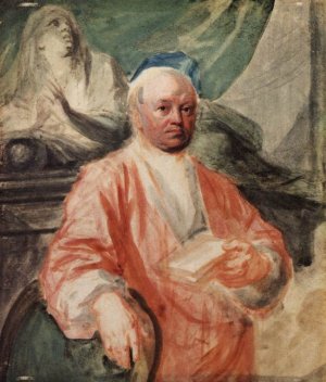 Miniature of the Artist's Father by Friedrich Heinrich Fueger Oil Painting