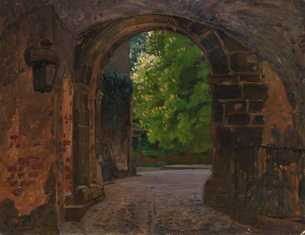 Main Product Photo of Burgtor  Painting by Friedrich Kallmorgen