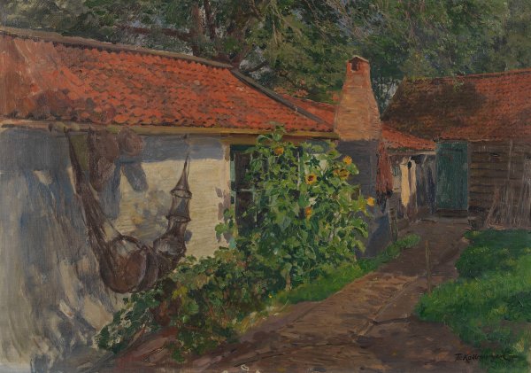 Main Product Photo of Fischerkate  Painting by Friedrich Kallmorgen