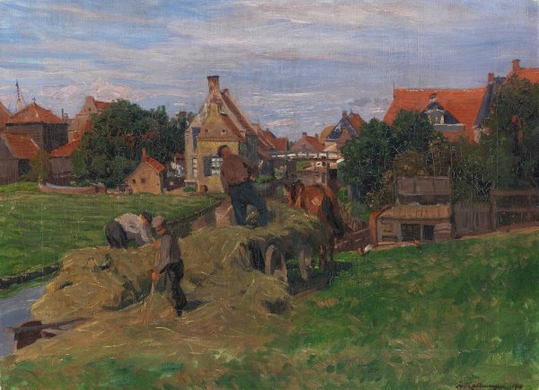 Main Product Photo of Heuernte  Painting by Friedrich Kallmorgen