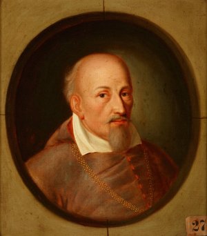 Portrait of Jakub Zadzik by Friedrich Kloss Oil Painting