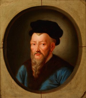Portrait of Jan Herburt by Friedrich Kloss Oil Painting
