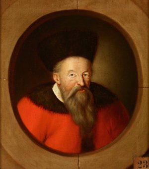 Portrait of Prince Konstanty Ostrogski by Friedrich Kloss Oil Painting