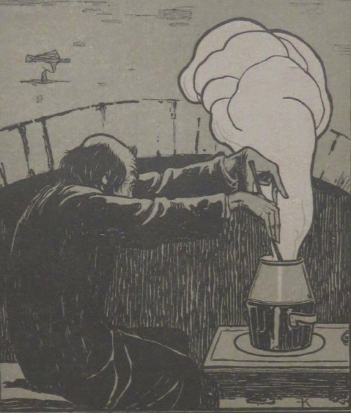 Main Product Photo of Der Alchemist Painting by Friedrich Konig