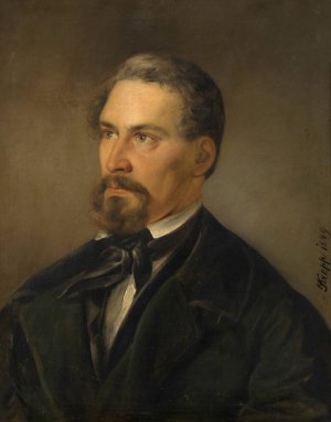 Johann Nepomuk Vogl by Friedrich Krepp Oil Painting