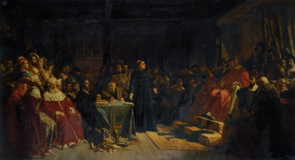 Main Product Photo of Auf Dem Reichstage zu Worms Painting by Friedrich Martersteig