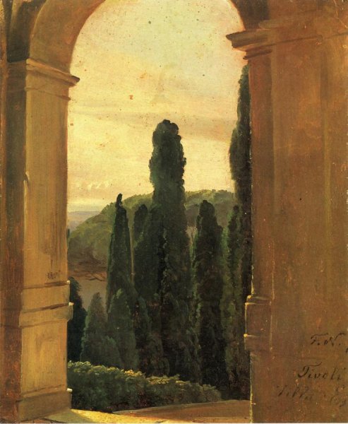 Main Product Photo of Villa d'Este Painting by Friedrich Nerly
