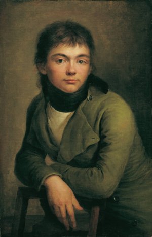 Selbstbildnis by Friedrich Philipp Reinhold Oil Painting