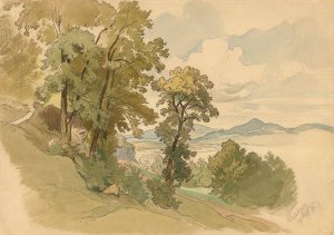 Fluslandschaft bei Salzburg by Friedrich Preller The Elder Oil Painting