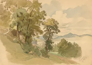Fluslandschaft bei Salzburg by Friedrich Preller The Elder Oil Painting