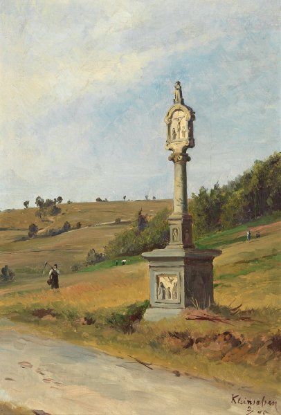Bilderstock bei Kleinsassen  by Friedrich Preller The Younger - Hand-Painted Oil Painting Reproduction
