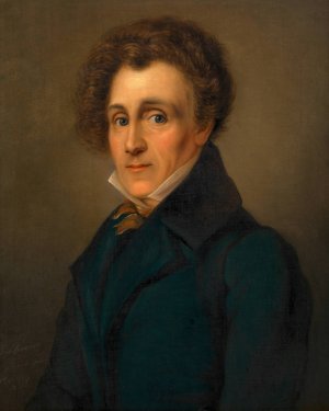 Ferdinand Raimund by Friedrich Remde Oil Painting
